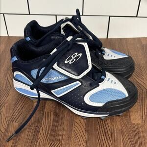 Boombah Softball Baseball Cleats Blue Youth Size 5.5 or Women’s Size 7